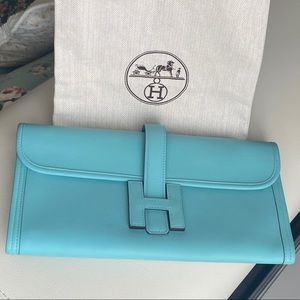 Worn Once! Hermès Jige Elan Clutch Swift 29